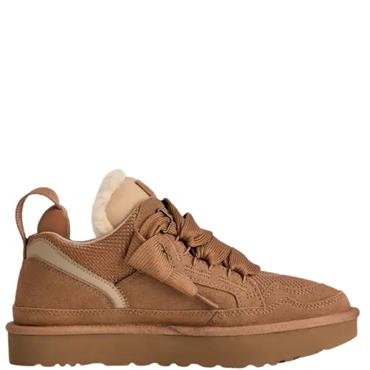 UGG WOMENS LACE TRAINER - CHESTNUT